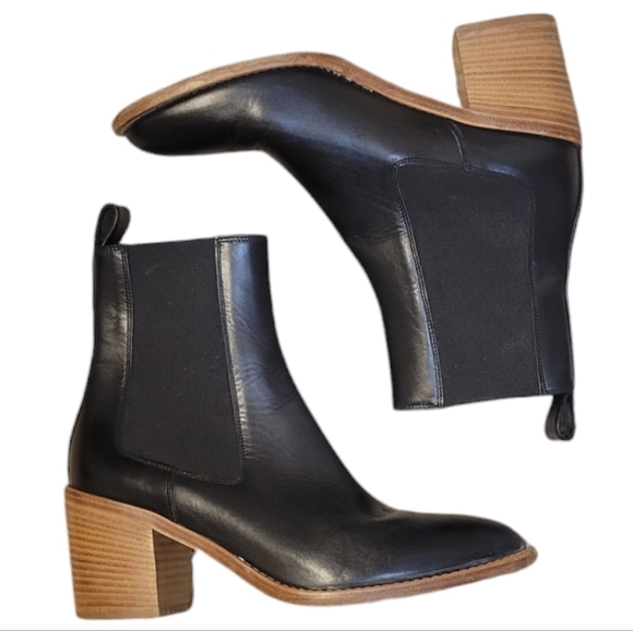 Jenni Kayne Leather Frankie Chelsea Ankle Boot Msrp $595 Women's Size 37 = US 7 - Picture 6 of 14